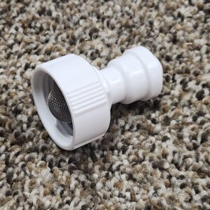 Garden hose faucet to 1/4" tubing connector